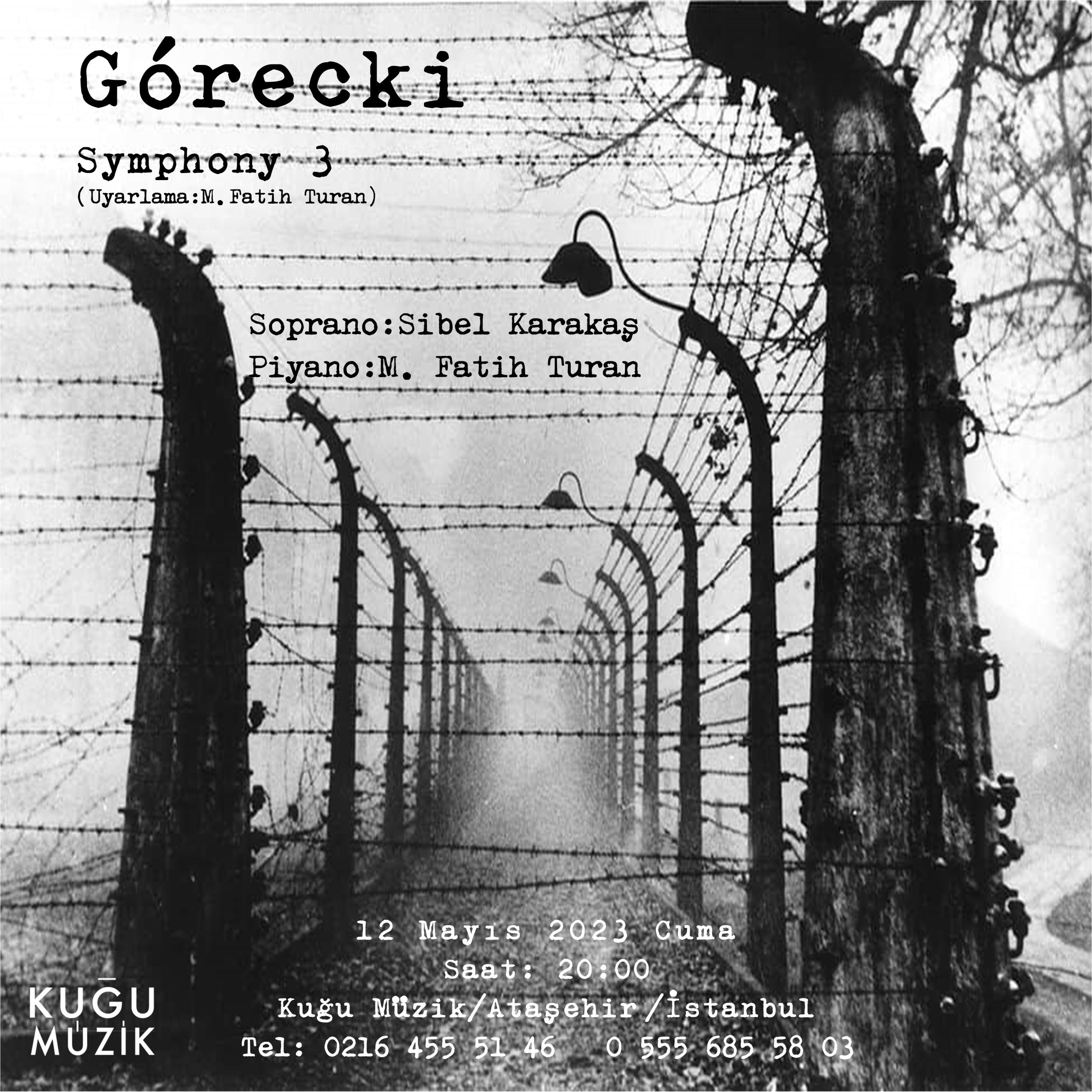 Görecki Konser afişi