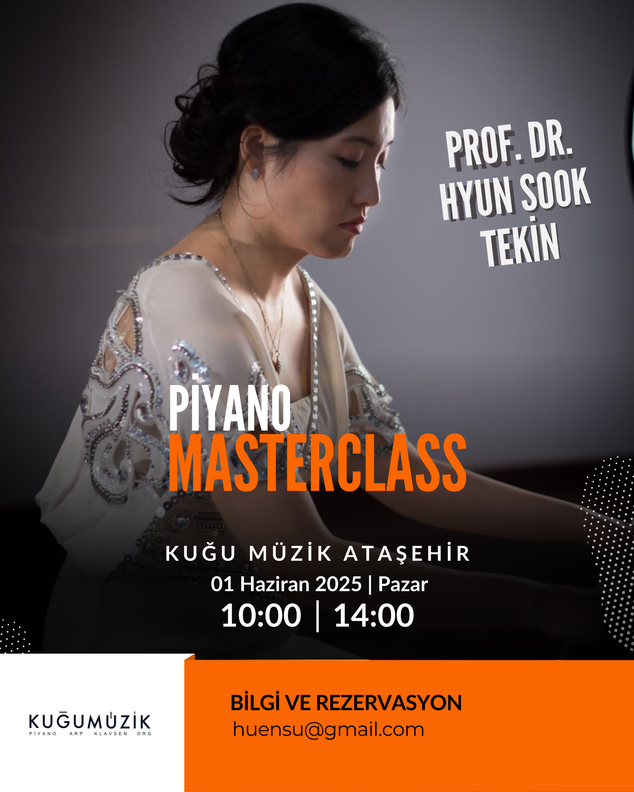 Prof. Dr. Hyun Sook Tekin Piyano Masterclass-Ustalık sınıfı