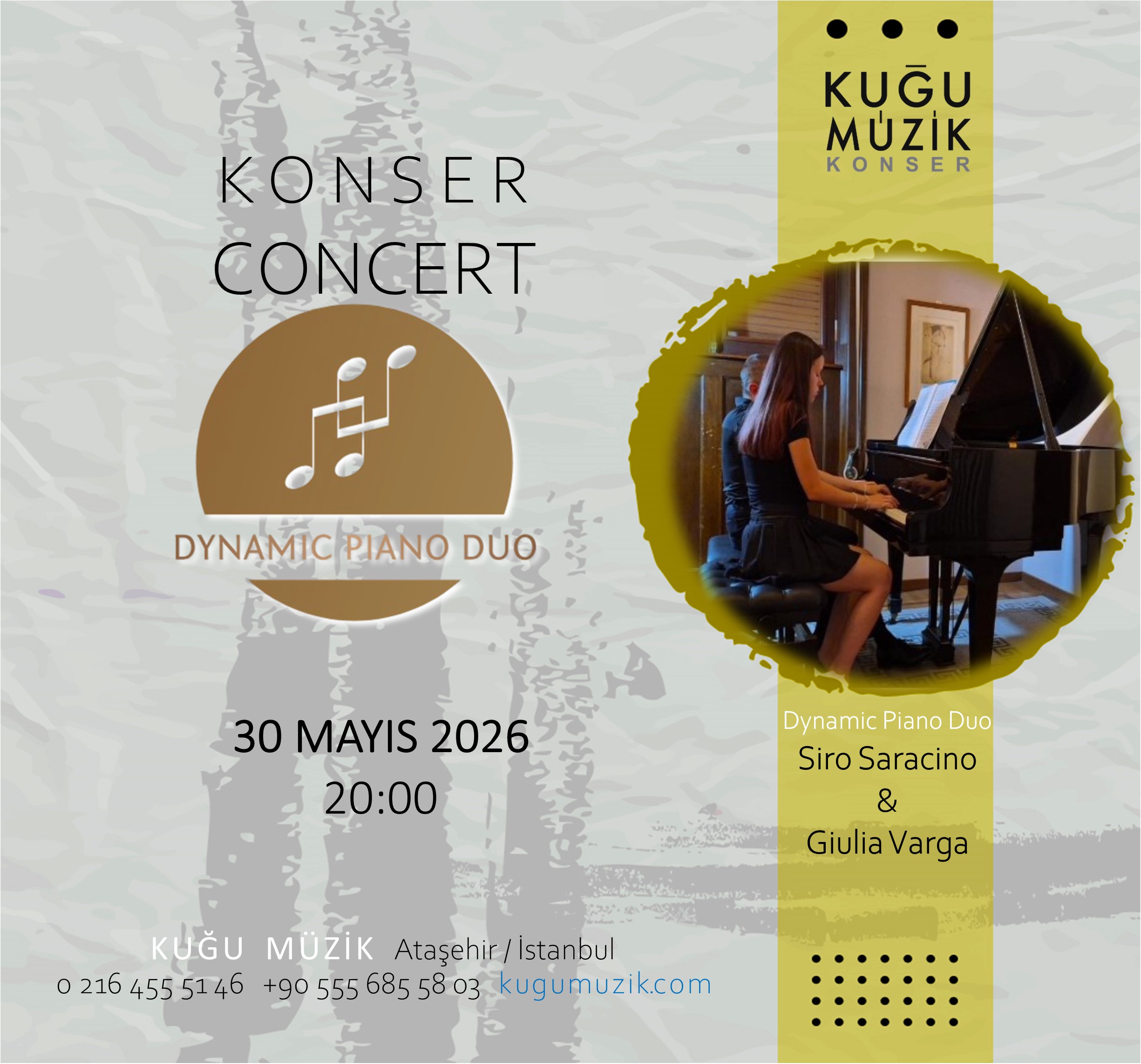 Dynamic Piano Duo Concert
