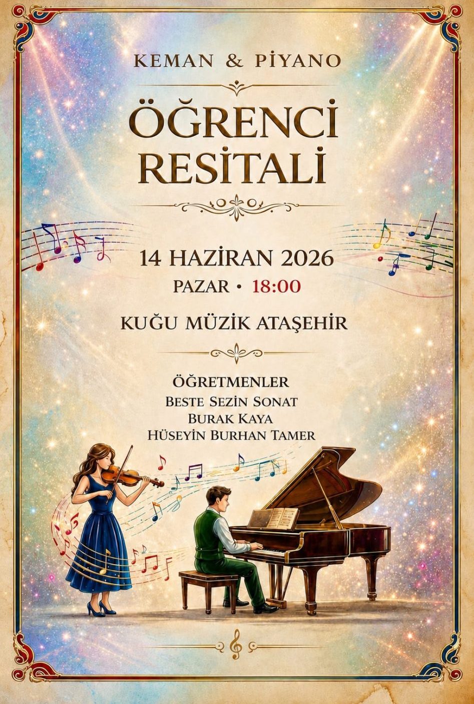 Keman Piyano Öğrenci Konseri